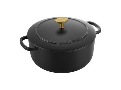 Bellamonte Ronde cocotte 20 cm - zwart