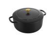Bellamonte Ronde cocotte 24 cm - zwart