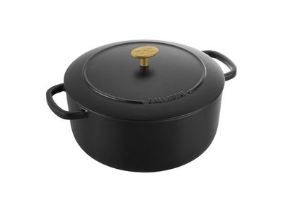 Bellamonte Ronde cocotte 26 cm - zwart