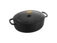 Bellamonte Ovale cocotte 29 cm - zwart