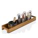 Serve Houten Dienblad in Acacia en Notelaar Slim 60x15,5xH5cm 