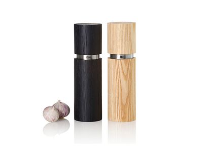 Textura Grande Set Moulin Poivre-sel  D5,9xh20cm Bois De Frene