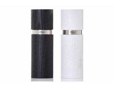 Textura Set Poivre Et Sel Blanc-noir D5xh15cm