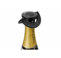 Gusto Bouchon De Bouteille Champagne Noir D8,2xh1,7cm Plastique-silicone 