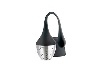 Hangtea Thee-ei Zwart Met Houder D4xh11,5cm