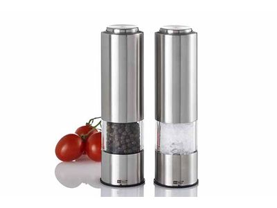 Pepmatik Set Poivre Et Sel Électrique D5xh18,5cm - Incl. Batteries