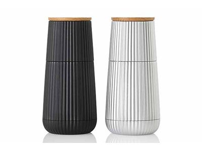 Scape Set Moulin Poivre-sel Argent-noir D5,8xh12,3cm