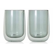 Verre A The 40cl Set2 Gris D9xh13,5cm  