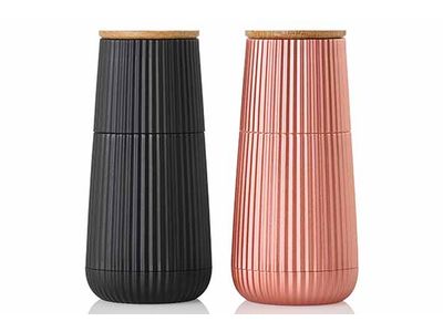 Scape Set Moulin Poivre-sel Noir-rose D5,8xh12,3cm
