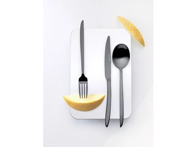 Orca Black Dessertvork 12x