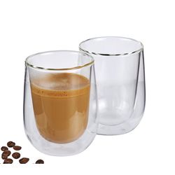 Cilio VERONA Dubbelwandig Koffie/melkglas 2st