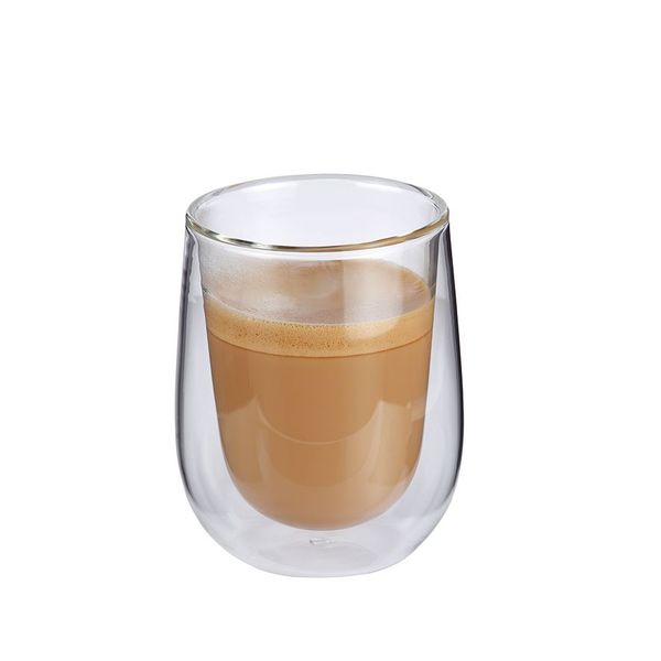 Cilio VERONA Dubbelwandig Koffie/melkglas 2st