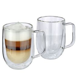 Cilio Veneto dubbelwandig Latte macchiato glas 0,3L 2delig