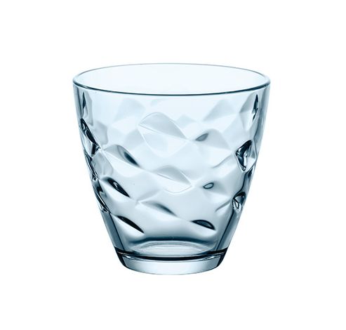 Flora Azzuro Waterglas 25cl Set6   Bormioli Rocco