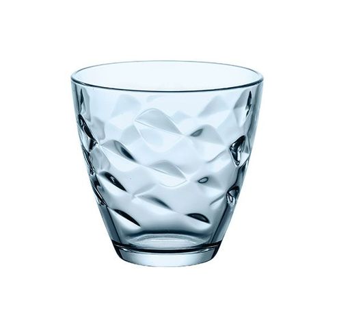 Flora Azzuro Waterglas 25cl Set6   Bormioli Rocco