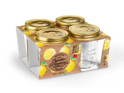 Quattro Stagioni Bokaal 32cl Set4 