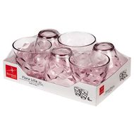 Flora Lila Glas 25cl Set6  