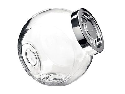 Pandora Snoeppot Transp.zilver Deksel 