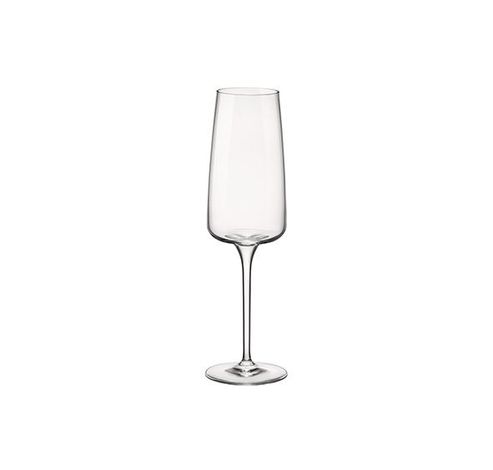 Nexo Verre Champagne 24cl Set 6   Bormioli Rocco