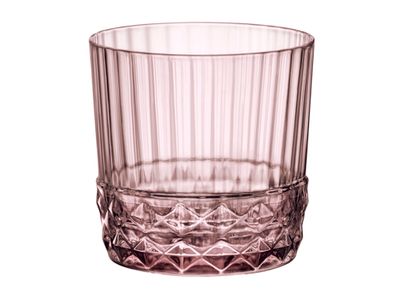 America' 20s Lilac Rose Rocks 30cl Set 6 D8.35cmxh8.35cm