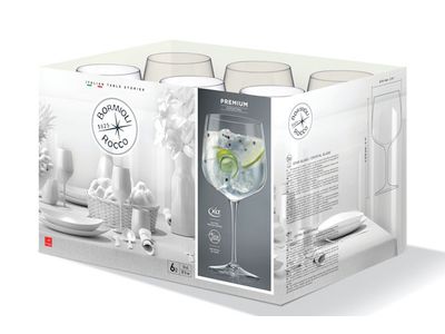 Premium Cocktailglas Gin 76cl Set6(5+1 ) Open Doos