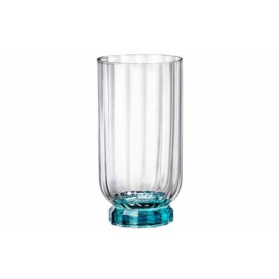 Florian Glas Fh Lichtblauw 43cl Set 4   Bormioli Rocco