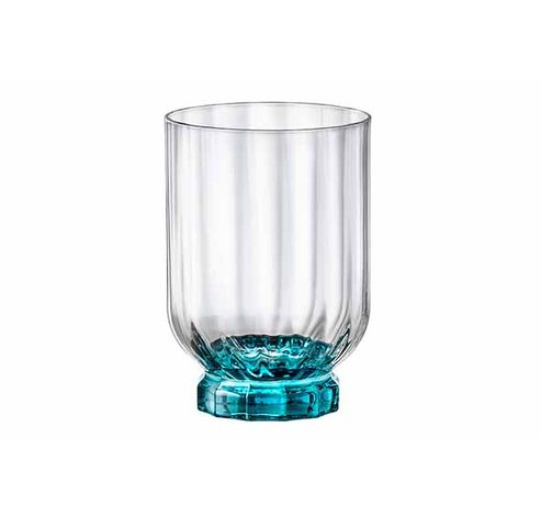 Florian Dof Glas Lichtblauw 37,5cl Set 4   Bormioli Rocco