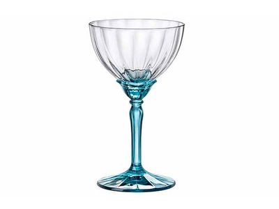 Florian Champagneglas Lichtblauw  24cl Set4