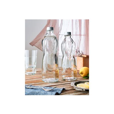 Aqua Fles Met Dop 1l   Bormioli Rocco