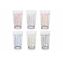 Sestriere Assorti Verre Mesureur 58cl  