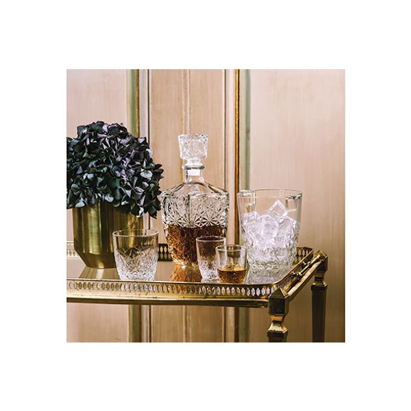 Dedalo Whiskyset 7-delig 1 Decanter 75cl + 6 Tumblers 