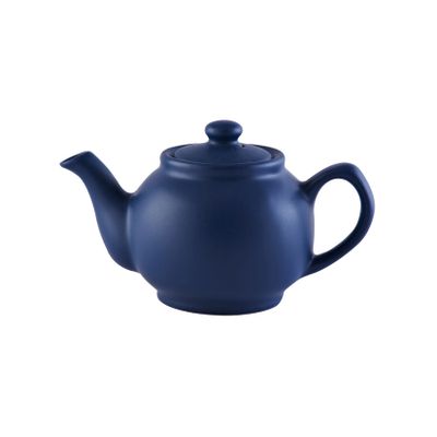 Théière 2-tasses bleu foncée mat 450ml 