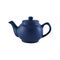 2-kops theepot mat donkerblauw 450ml 