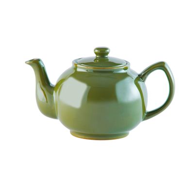 Théière 6 tasses brillante vert olive 1.1L 