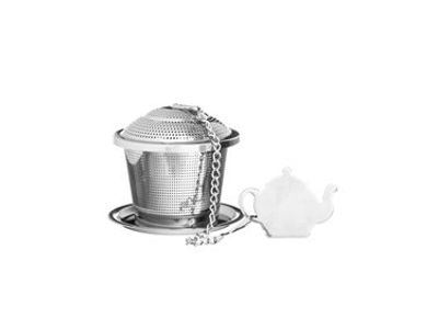 Speciality thee infuser met uitlekschaaltje uit rvs ø 5.5cm