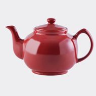 10-kops theepot glanzend rood 1.5L 