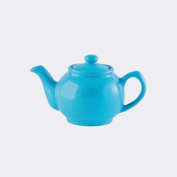 2-kops theepot glanzend blauw 450ml 