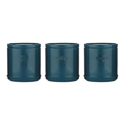 Set de 3 boîtes de conservation uit aardewerk blauw  Price & Kensington