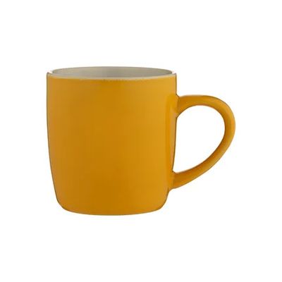 Tasse en céramique jaune moutarde 330ml 