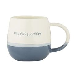 Price & Kensington Tasse en céramique But First, Coffee 340ml 