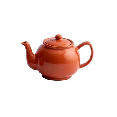 6-kops theepot glanzend oranje 1.1L  Price & Kensington