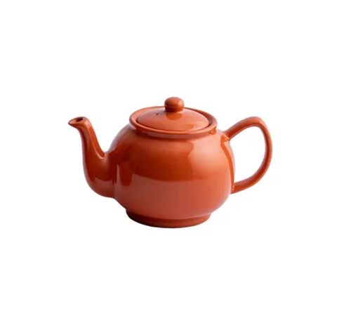 6-kops theepot glanzend oranje 1.1L  Price & Kensington