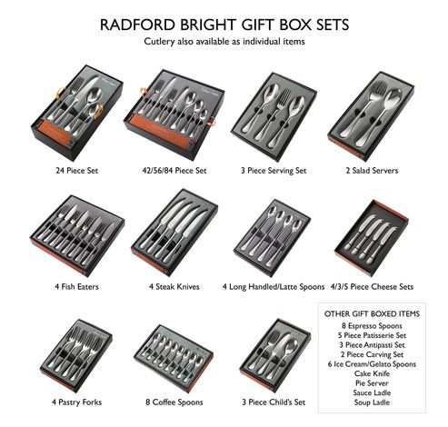 Radford set de 4 petits couteaux à fromage en inox 14.8cm  Robert Welch