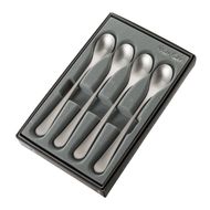 RW2 set de 4 cuillères à long manche en inox mat 20.1cm 