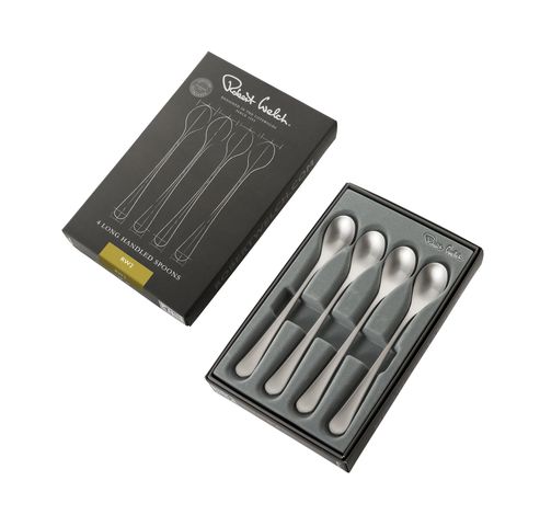 RW2 set de 4 cuillères à long manche en inox mat 20.1cm  Robert Welch