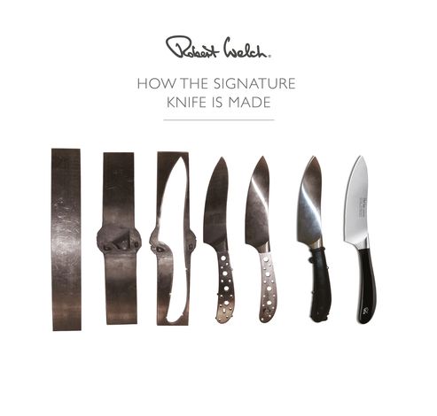 Signature couteau santoku en inox 11cm  Robert Welch