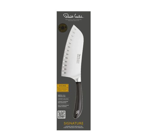 Signature couteau santoku large en inox 17cm  Robert Welch