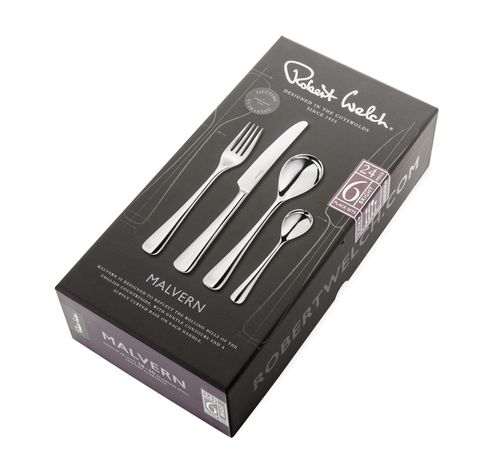 Malvern coffret à couverts 24 pièces en inox  Robert Welch