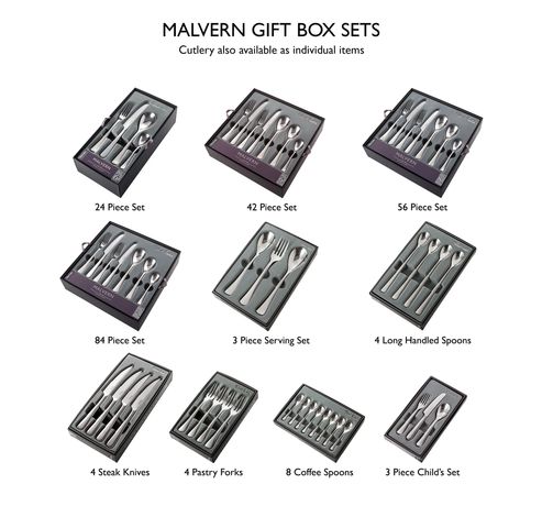 Malvern coffret à couverts 24 pièces en inox  Robert Welch