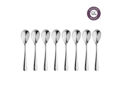 Malvern set van 8 koffielepels uit rvs 10.4cm